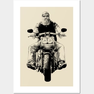 Biker Posters and Art